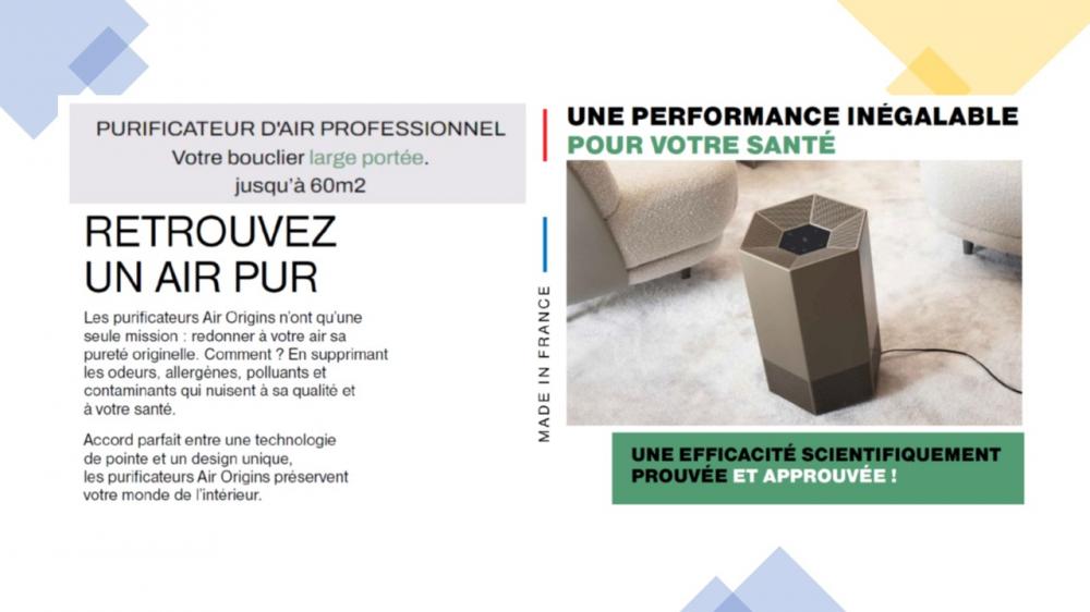 Purificateur d'air professionnel